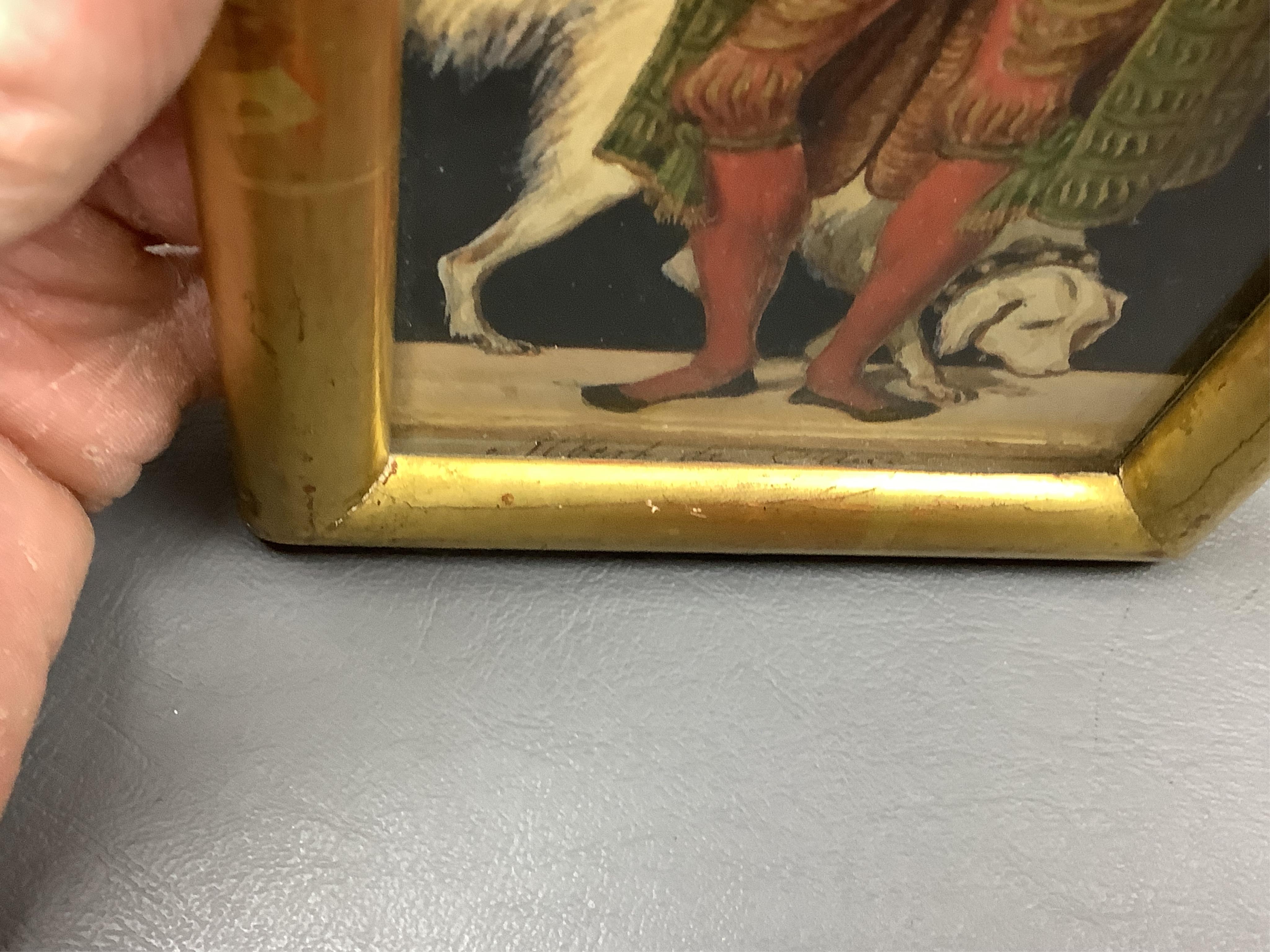 After Lucas Cranach the Elder (German, 1472-1553), portraits of Henry IV, The Pious Duke of Saxony and Duchess Katharina Von Mecklenburg, pair of 19th century gouaches, unsigned, 19 x 9cm, gilt framed